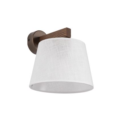 Brilagi - Seinävalaisin LATTE 1xE27/60W/230V mänty/valkoinen