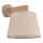 Brilagi - Seinävalaisin LATTE SABIA 1xE27/60W/230V mänty/beige