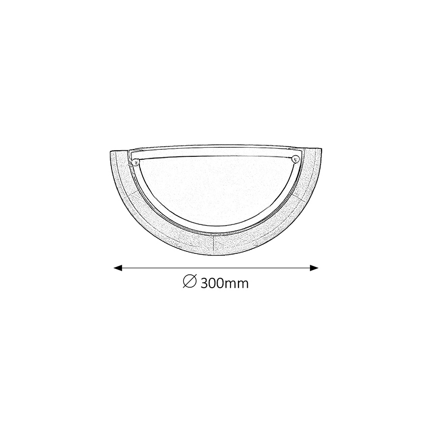 Brilagi - Seinävalaisin ORBIS 1xE27/60W/230V 30 cm mänty/kirsikka