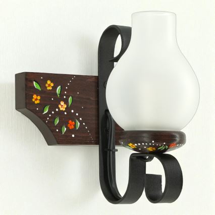 Brilagi - Seinävalaisin QUEEN 1xE14/40W/230V pyökki/wenge