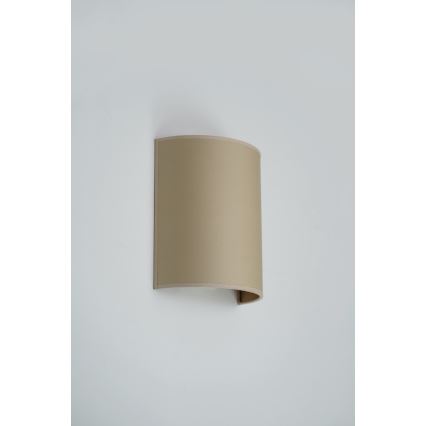 Brilagi - Seinävalaisin SEMI 1xE27/15W/230V beige