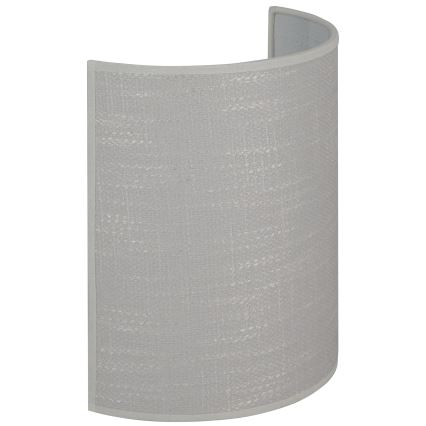 Brilagi - Seinävalaisin SEMI 1xE27/15W/230V halkaisija 20 cm harmaa