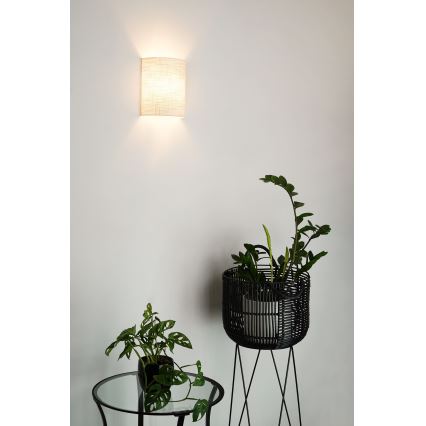 Brilagi - Seinävalaisin SEMI 1xE27/15W/230V halkaisija 20 cm harmaa
