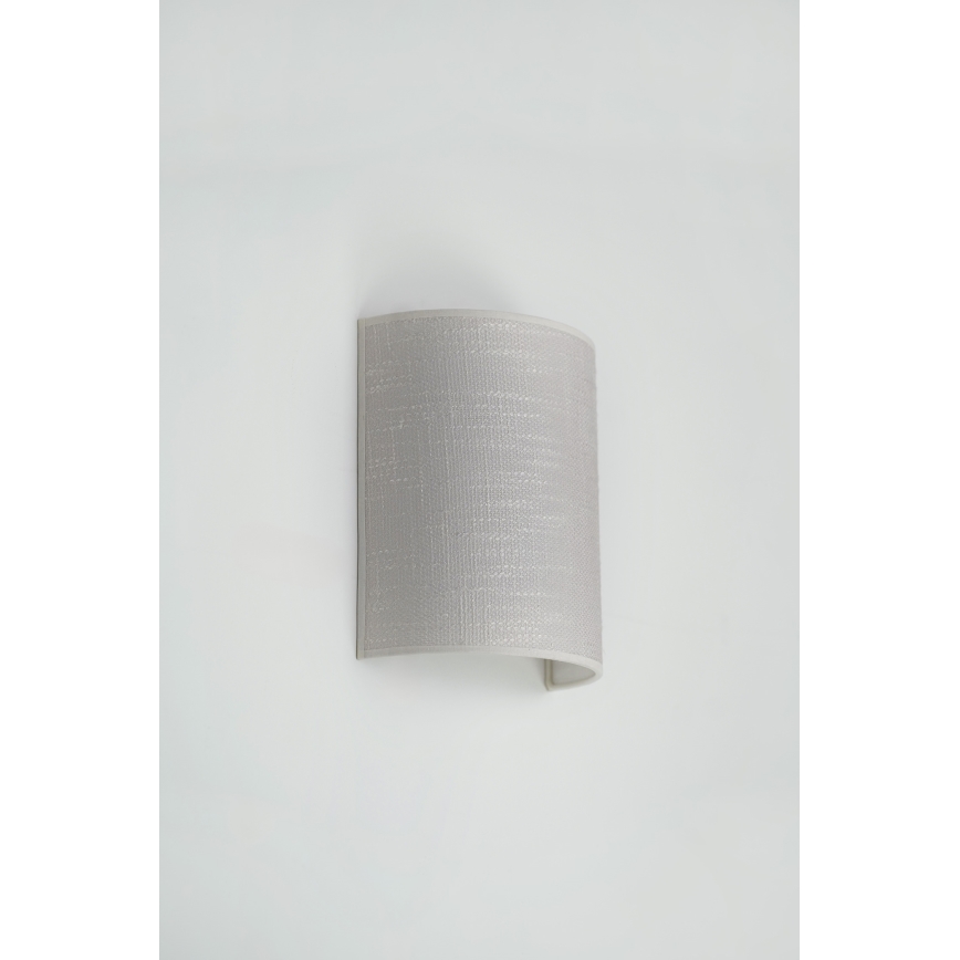 Brilagi - Seinävalaisin SEMI 1xE27/15W/230V halkaisija 20 cm harmaa