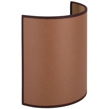 Brilagi - Seinävalaisin SEMI 1xE27/15W/230V halkaisija 20 cm ruskea