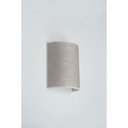 Brilagi - Seinävalaisin SEMI 1xE27/15W/230V halkaisija 20 cm tumma