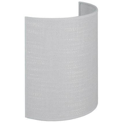 Brilagi - Seinävalaisin SEMI 1xE27/15W/230V halkaisija 20 cm vaaleanharmaa