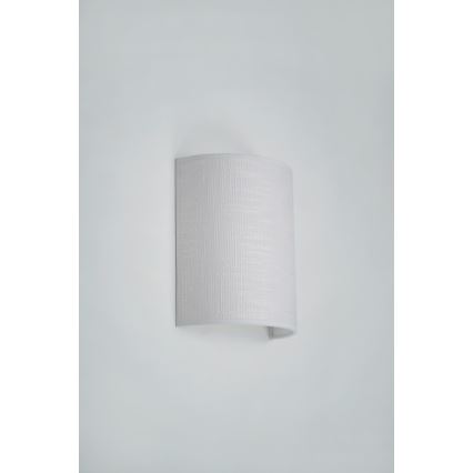 Brilagi - Seinävalaisin SEMI 1xE27/15W/230V halkaisija 20 cm vaaleanharmaa