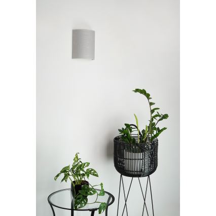 Brilagi - Seinävalaisin SEMI 1xE27/15W/230V harmaa