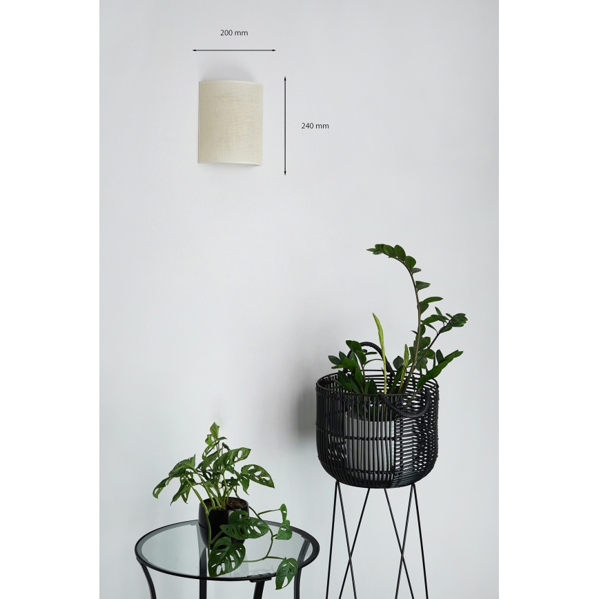 Brilagi - Seinävalaisin SEMI 1xE27/15W/230V kerma