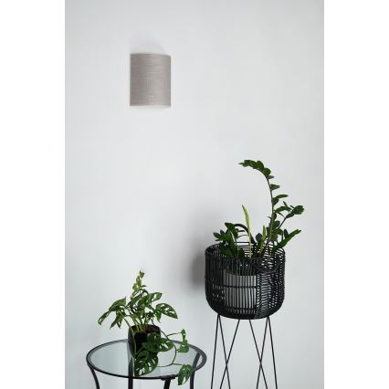 Brilagi - Seinävalaisin SEMI 1xE27/15W/230V tumma