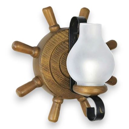 Brilagi - Seinävalaisin TIMONA 1xE14/40W/230V pyökki/saksanpähkinä