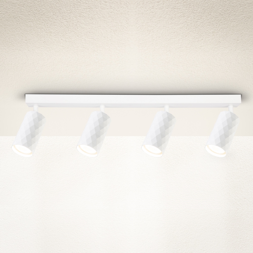 Brilagi - SELE DIAMANT kohdevalaisin 4xGU10/30W/230V, valkoinen