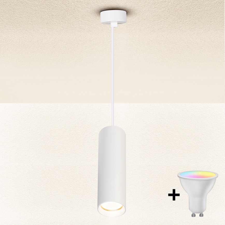 Brilagi - SELE himmennettävä LED-riippuvalaisin vaijerilla 1xGU10/6,5W/230V 2700-6500K valkoinen
