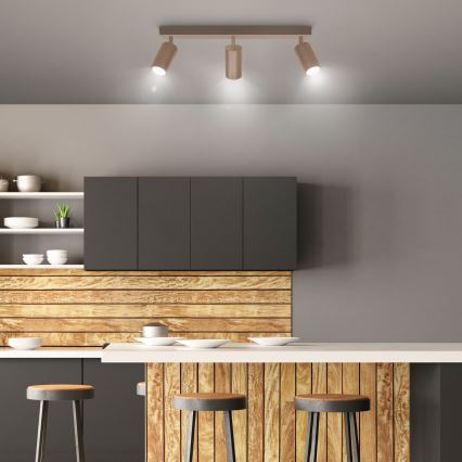 Brilagi - SELE-kohdevalaisin 3xGU10/30W/230V beige