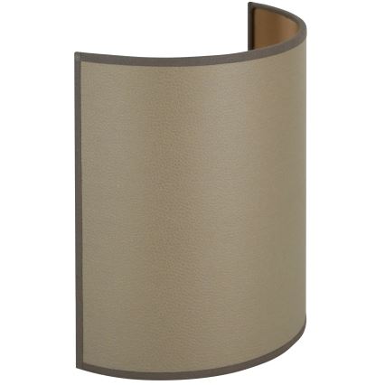 Brilagi - Seinään kiinnitettävä valaisin SEMI 1xE27/15W/230V halkaisija 20 cm ruskea