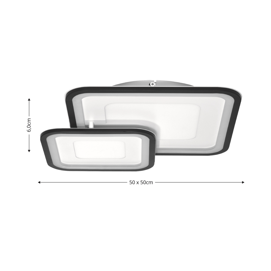 Brilagi - LED himmennettävä kattovalaisin TANDORA LED/49W/230V 3000-6000K + kaukosäädin