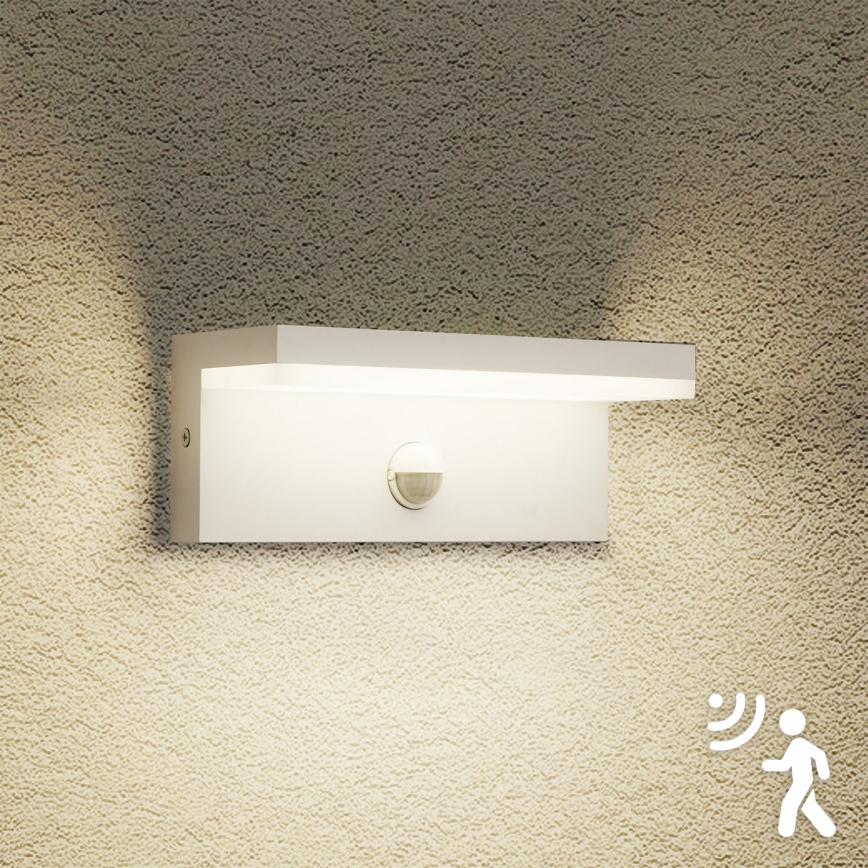 Brilagi - TESSI LED-ulkoseinävalaisin liiketunnistimella LED/10W/230V valkoinen IP54
