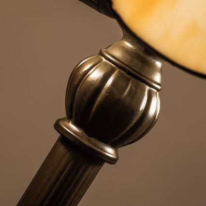 Brilagi - Tiffany-lasinen lattiavalaisin DORAN 2xE27/60W/230V