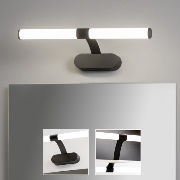 Brilagi - TUBEO 2-in-1 LED-kylpyhuonepeilivalaisin 6W/230V 40 cm IP44 musta