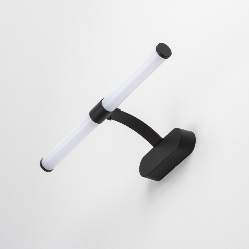 Brilagi - TUBEO 2-in-1 LED-kylpyhuonepeilivalaisin 6W/230V 40 cm IP44 musta