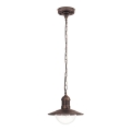 Brilagi - Ulkokäyttöinen riippuvalaisin MOLDE 1xE27/60W IP44 pronssi/patina