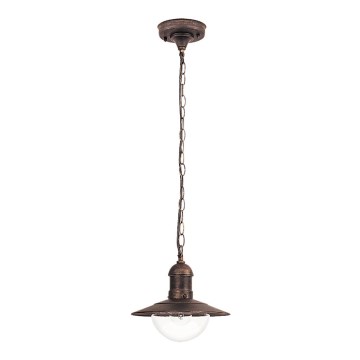 Brilagi - Ulkokäyttöinen riippuvalaisin MOLDE 1xE27/60W IP44 pronssi/patina