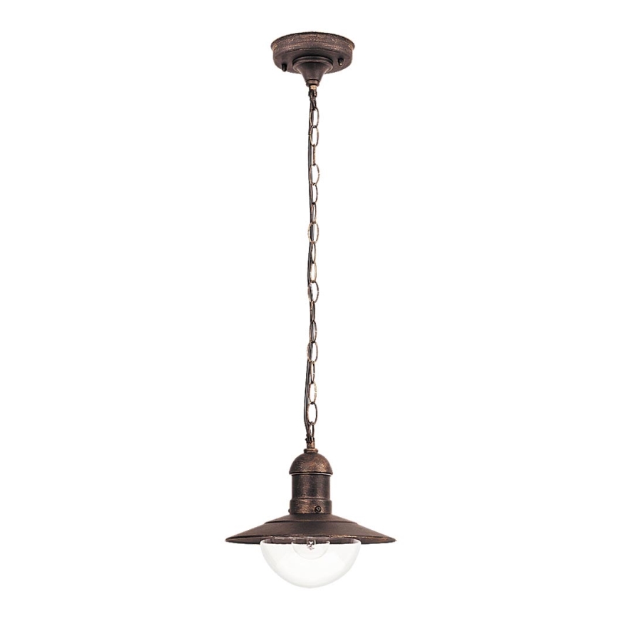Brilagi - Ulkokäyttöinen riippuvalaisin MOLDE 1xE27/60W IP44 pronssi/patina