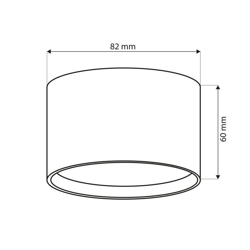 Brilagi - Ulkokohdevalaisin SMOOTH 1xGX53/15W/230V antrasiitti