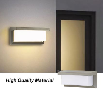 Brilagi - Ulkoseinävalaisin BRICKY 1xE27/60W/230V harmaa IP54