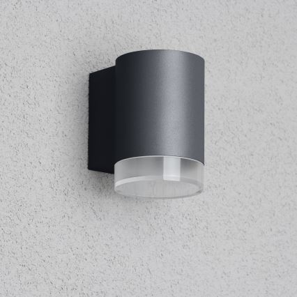 Brilagi - Ulkoseinävalaisin MATERA 1xGU10/30W/230V antrasiitti IP54