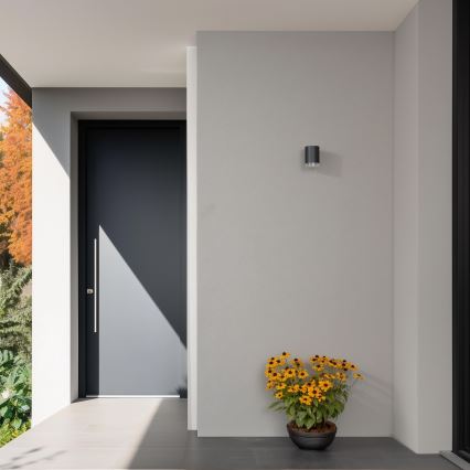 Brilagi - Ulkoseinävalaisin MATERA 1xGU10/30W/230V antrasiitti IP54