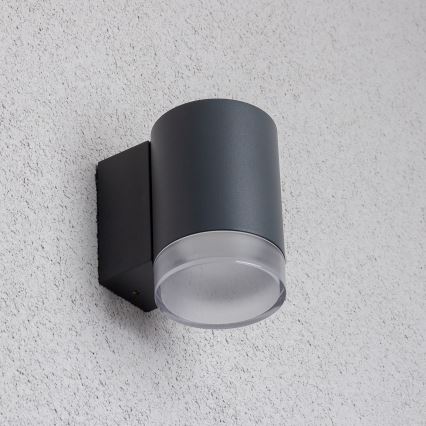 Brilagi - Ulkoseinävalaisin MATERA 1xGU10/30W/230V antrasiitti IP54