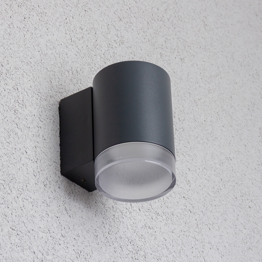 Brilagi - Ulkoseinävalaisin MATERA 1xGU10/30W/230V antrasiitti IP54