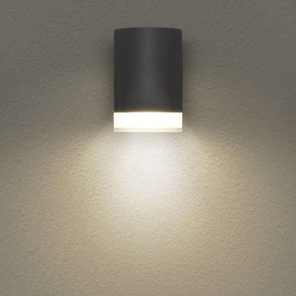 Brilagi - Ulkoseinävalaisin MATERA 1xGU10/30W/230V antrasiitti IP54