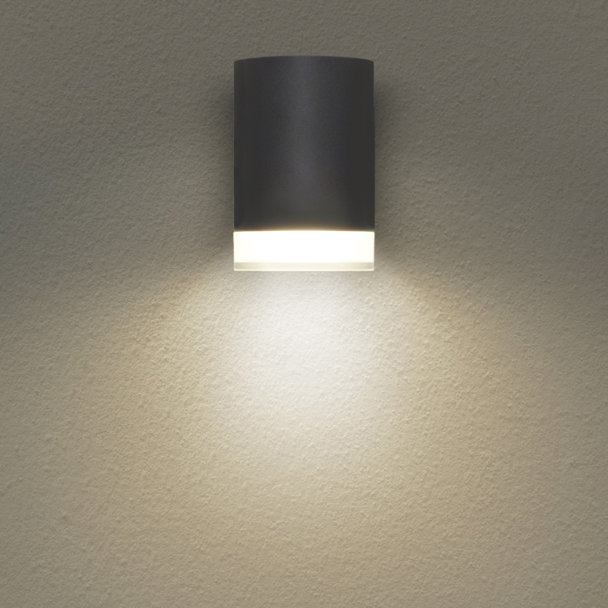 Brilagi - Ulkoseinävalaisin MATERA 1xGU10/30W/230V antrasiitti IP54