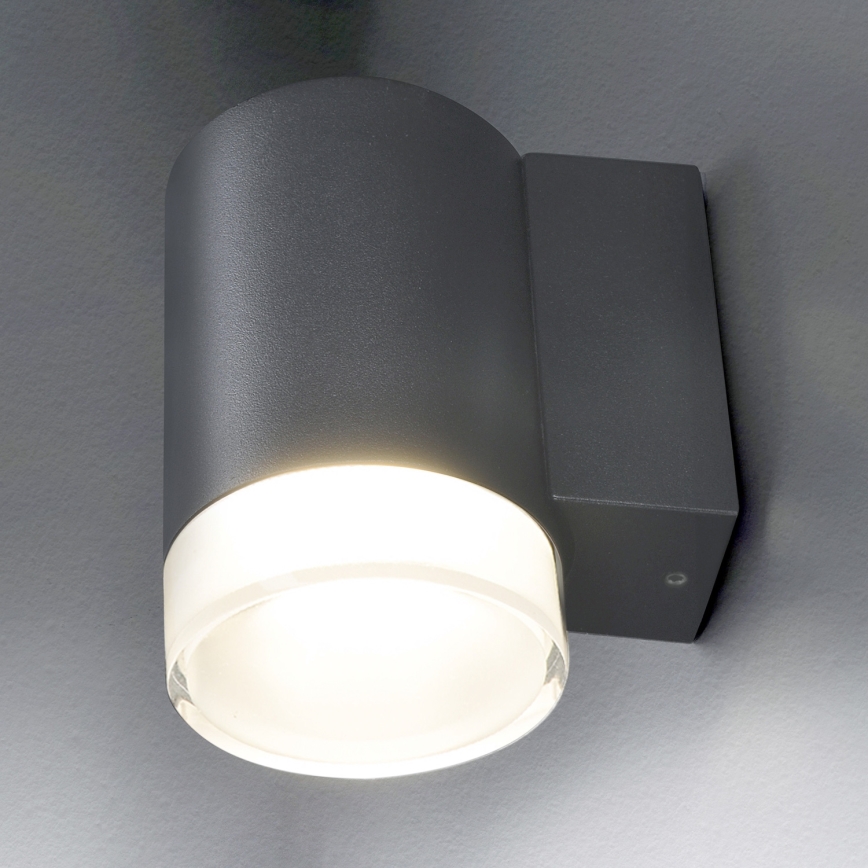Brilagi - Ulkoseinävalaisin MATERA 1xGU10/30W/230V antrasiitti IP54