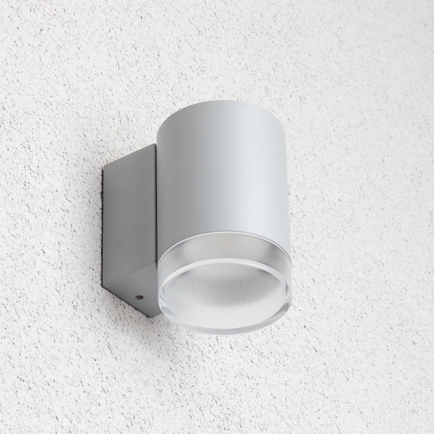 Brilagi - Ulkoseinävalaisin MATERA 1xGU10/30W/230V harmaa IP54