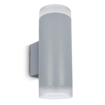 Brilagi - Ulkoseinävalaisin MATERA 2xGU10/30W/230V harmaa IP54