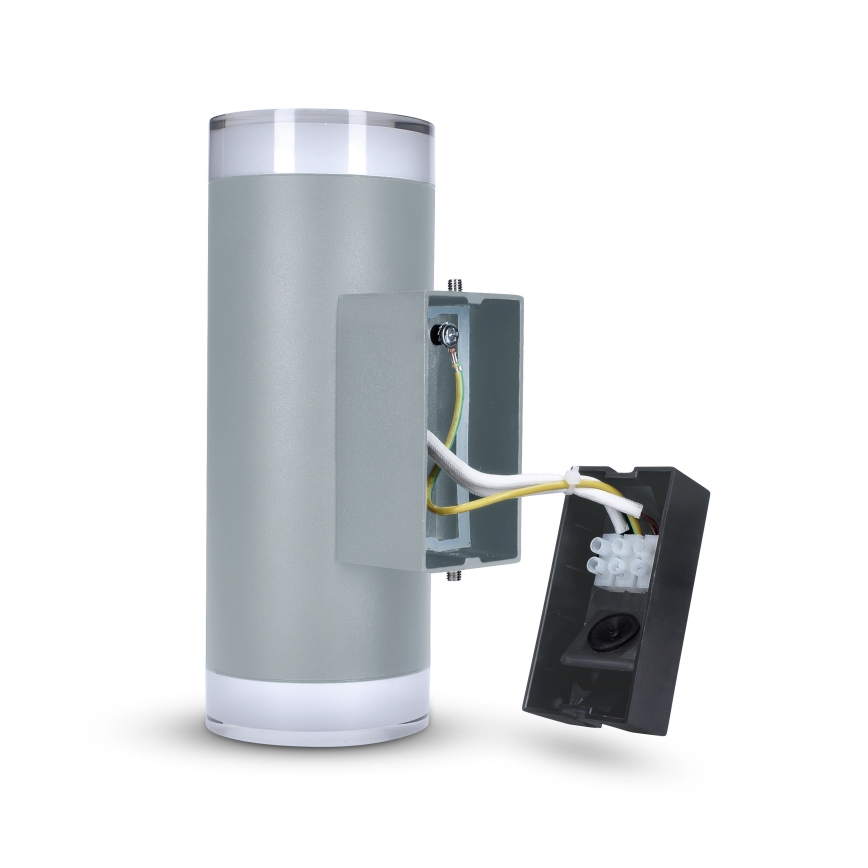 Brilagi - Ulkoseinävalaisin MATERA 2xGU10/30W/230V harmaa IP54