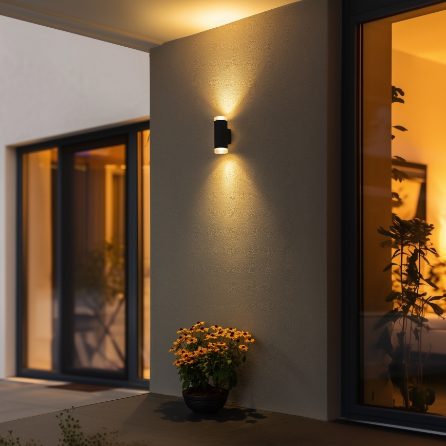 Brilagi - Ulkoseinävalaisin MATERA 2xGU10/30W/230V IP54