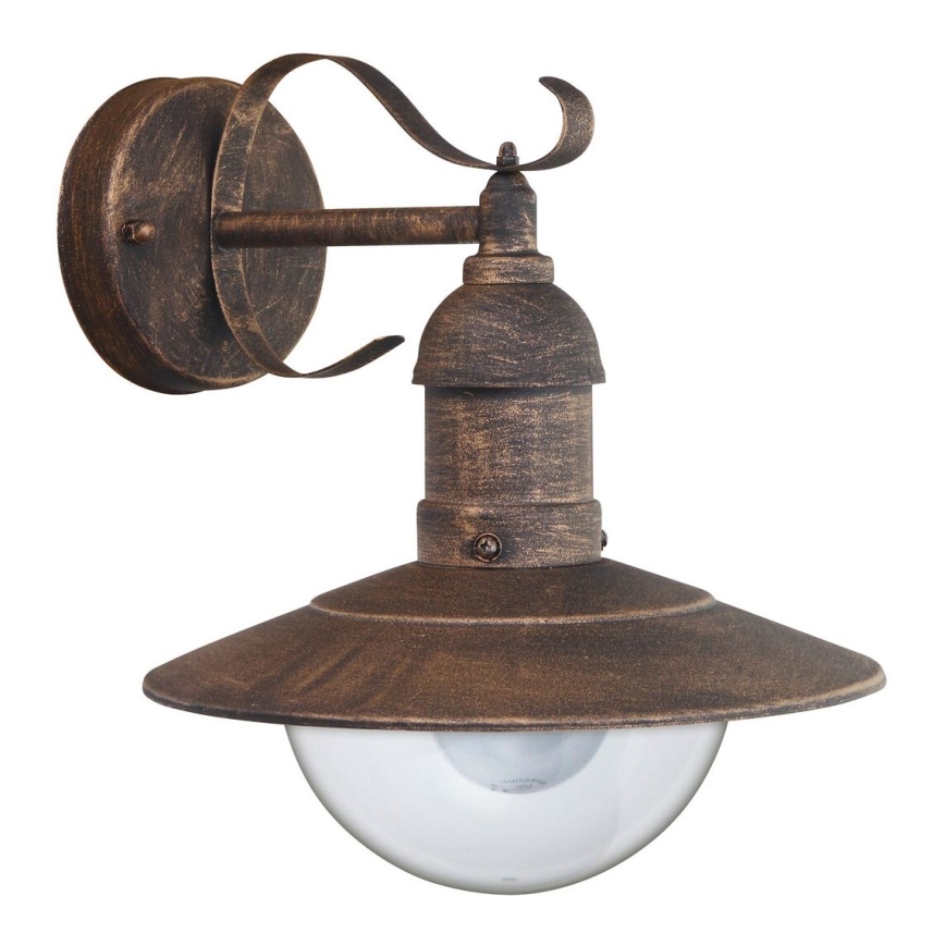 Brilagi - Ulkoseinävalaisin MOLDE 1xE27/60W/230V IP44 pronssi/patina