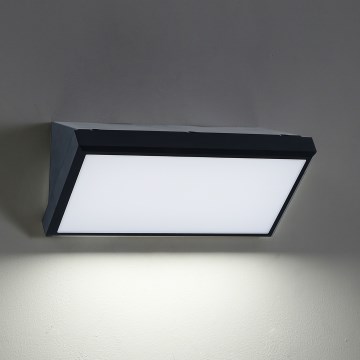 Brilagi - Ulkoseinävalaisin TRIANGLE 1xE27/60W/230V musta IP65