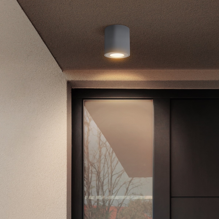 Brilagi - Ulkovalaisin MIA 1xGU10/30W/230V 84x80 mm antrasiitti IP54