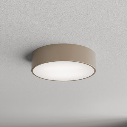 Brilagi - Ulkokattovalo anturilla CLARE 2xE27/48W/230V halkaisija 30 cm IP54 beige