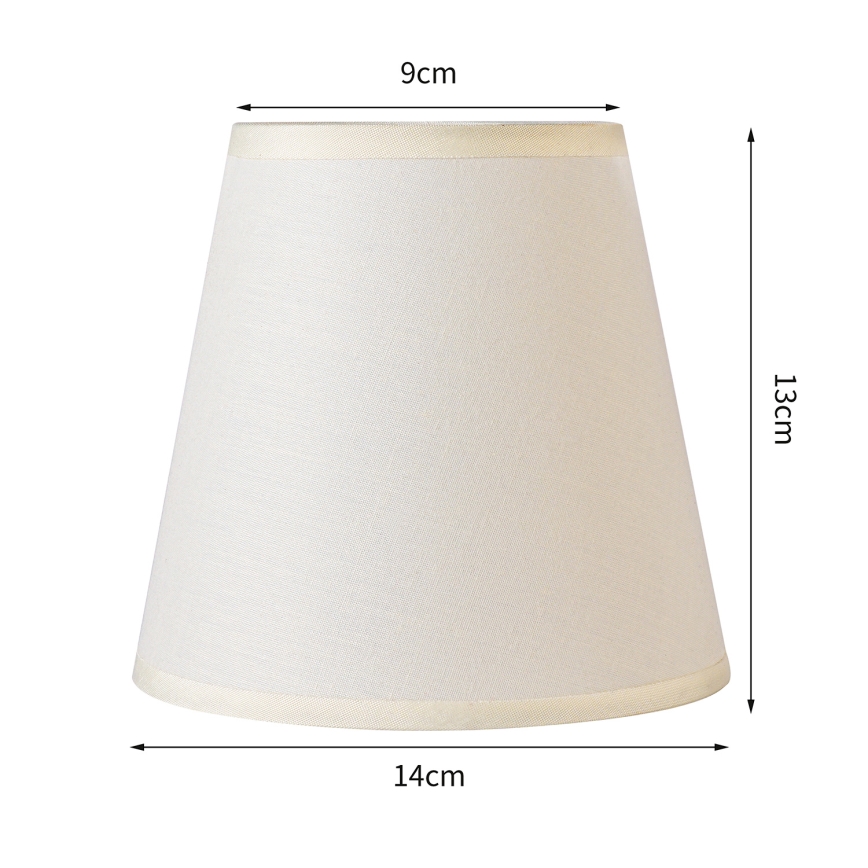 Brilagi - Universaali lampunvarjostin NUBILA E27 13x9 cm kerma
