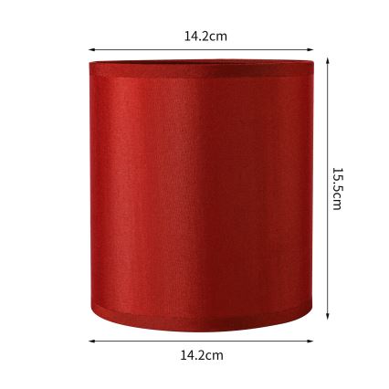 Brilagi - Universaali lampunvarjostin NUBILA E27 15,5x14 cm punainen