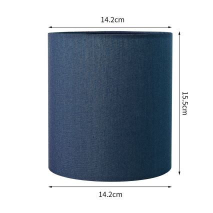 Brilagi - Universaali lampunvarjostin NUBILA E27 15,5x14 cm tummansininen