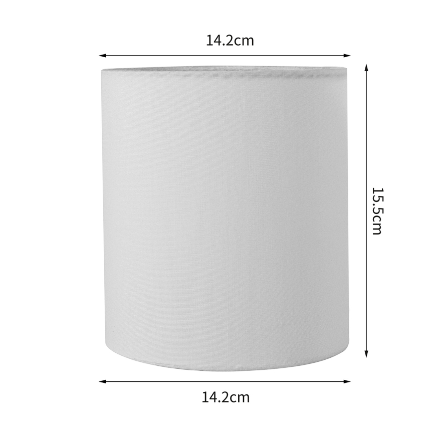 Brilagi - Universaali lampunvarjostin NUBILA E27 15,5x14 cm valkoinen