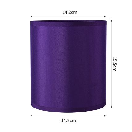 Brilagi - Universaali lampunvarjostin NUBILA E27 15,5x14 cm violetti